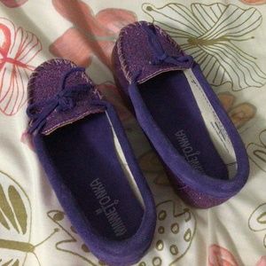 New girls moccasins- size 12